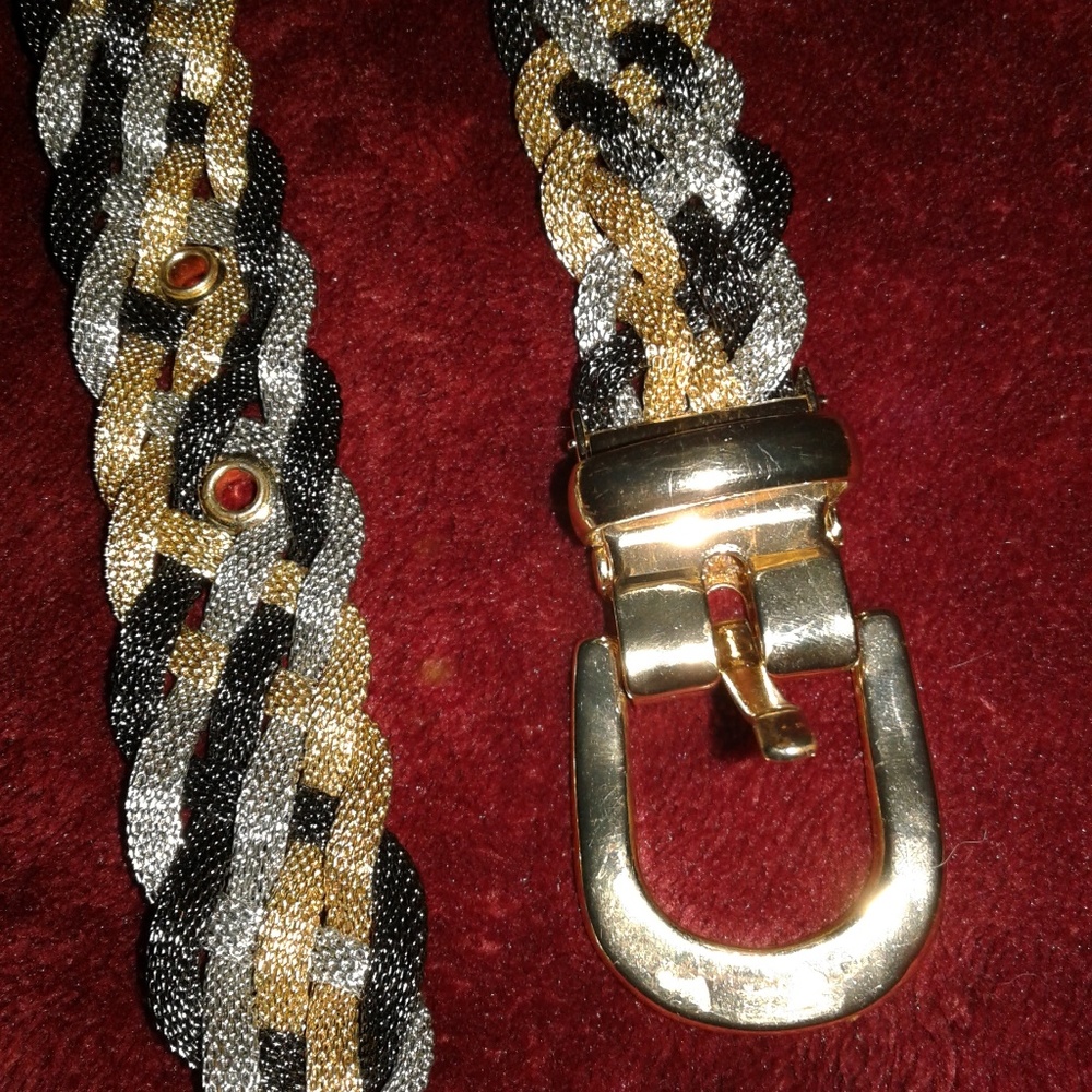 belt buckle bracelet multicolor